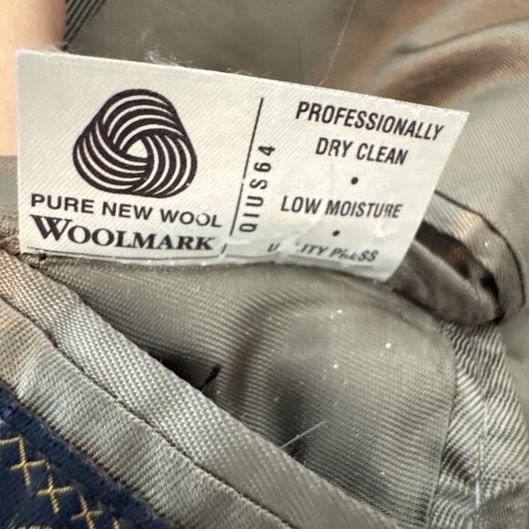 VTG Tommy Hilfiger Mcraes Blazer Mens Sports Coat Suit Jacket 46L Union Made USA - Picture 5 of 14